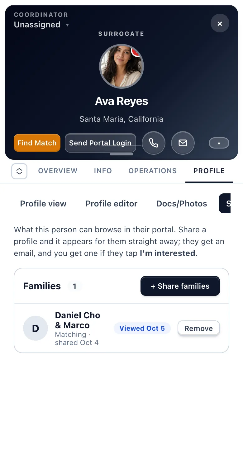 Share it with families